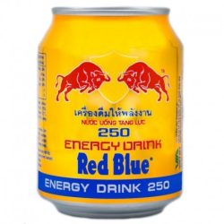 نوشیدن انرژی زا Red Blue حجم 250 میلی لیتر – کارتن 24 تایی